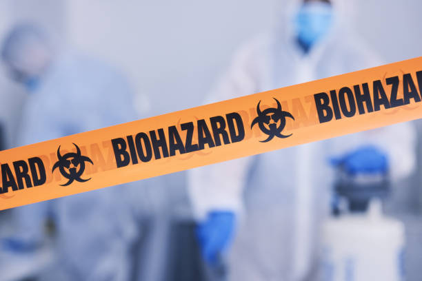 Professional Biohazard Cleanup technician working in Schuyler, NE